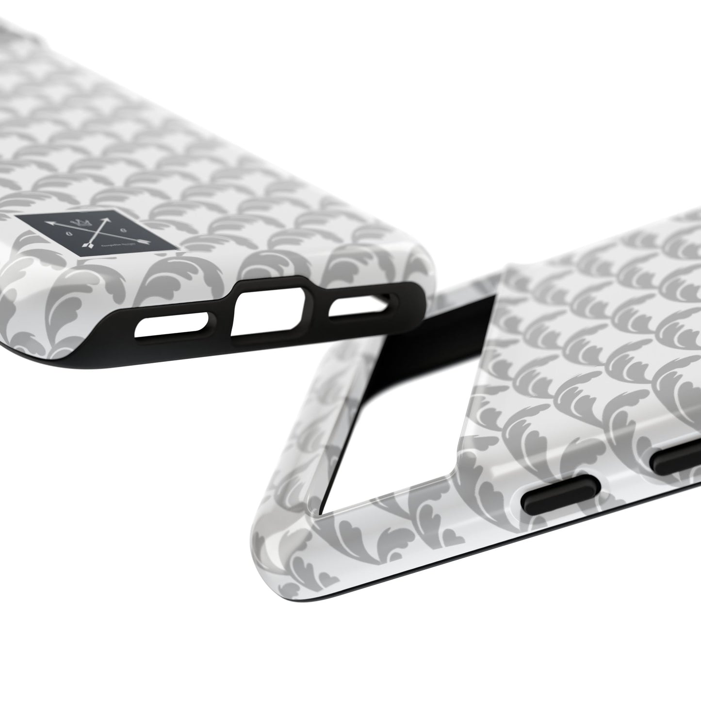 Beautiful Beloved Flourish (silver/white) - Tough Phone Cases