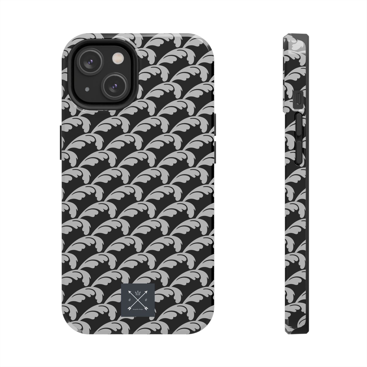 Beautiful Beloved One Flourish (silver/black) - Tough Phone Cases