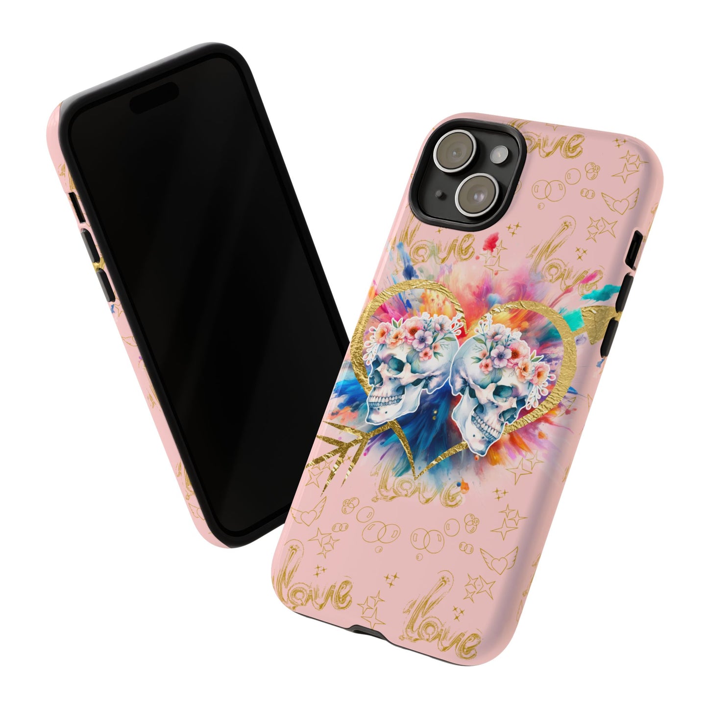 Love is Golden Watercolor (pink) - Tough Cases