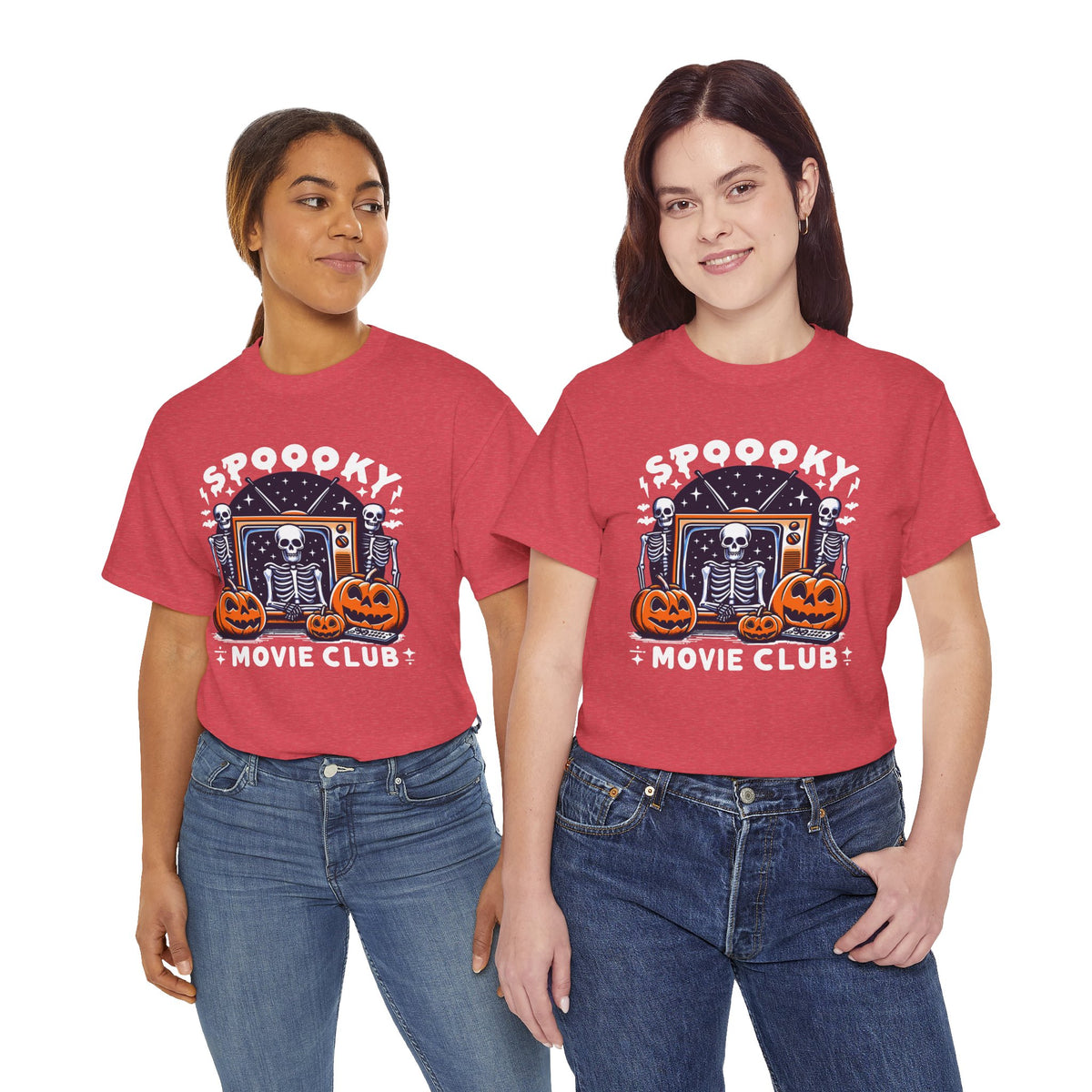 Spooky Movie Club -  Unisex Cotton Tee