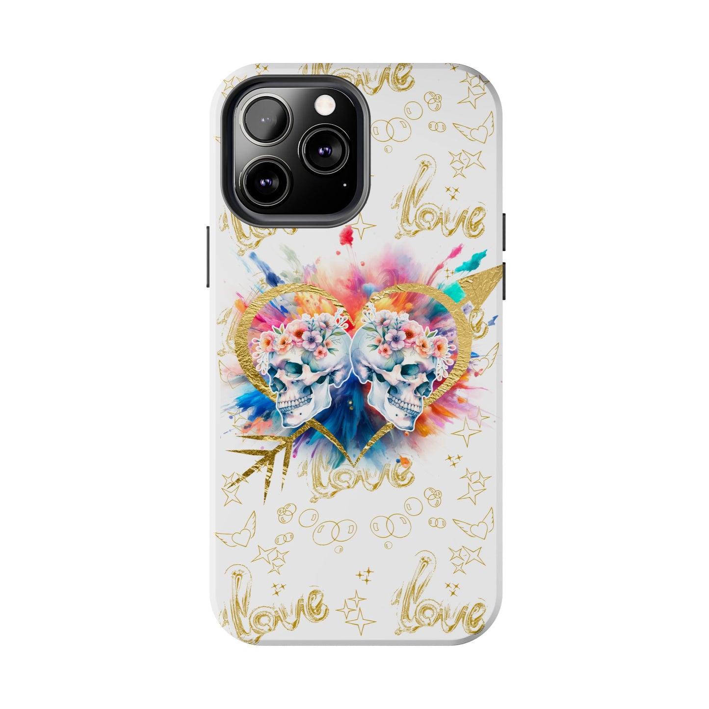 Love is Golden Watercolor - Tough Phone Cases