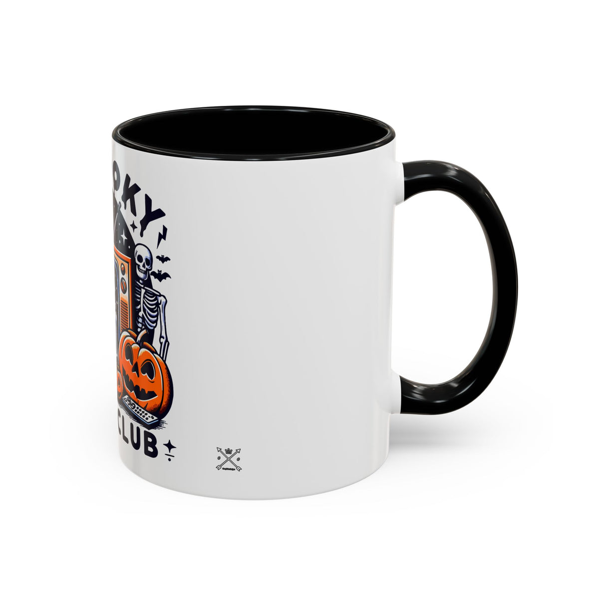 Spoooky Movie Club Skeletons - Color Accent Coffee Mug