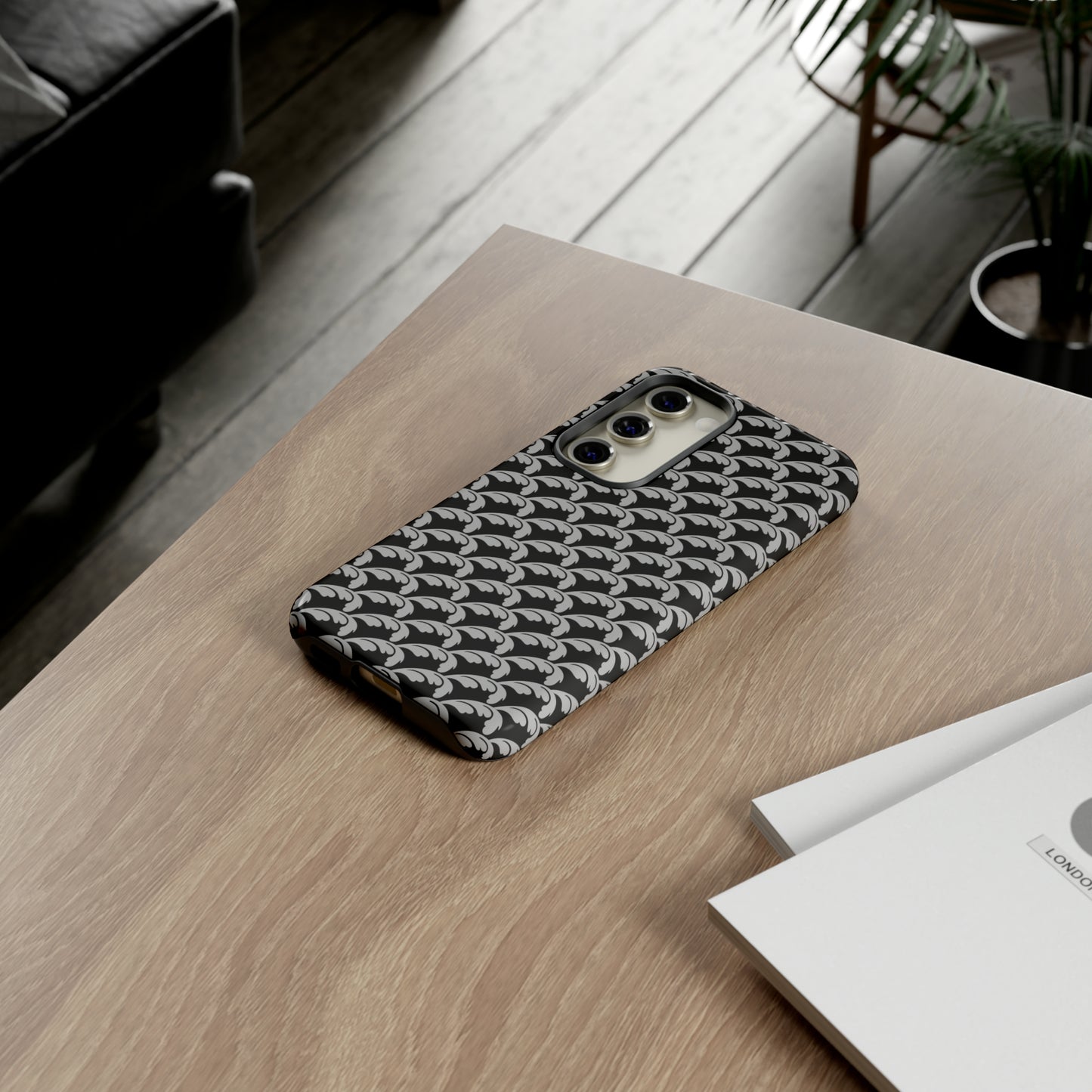 Beautiful Beloved One Flourish (black/silver) - Tough Phone Cases
