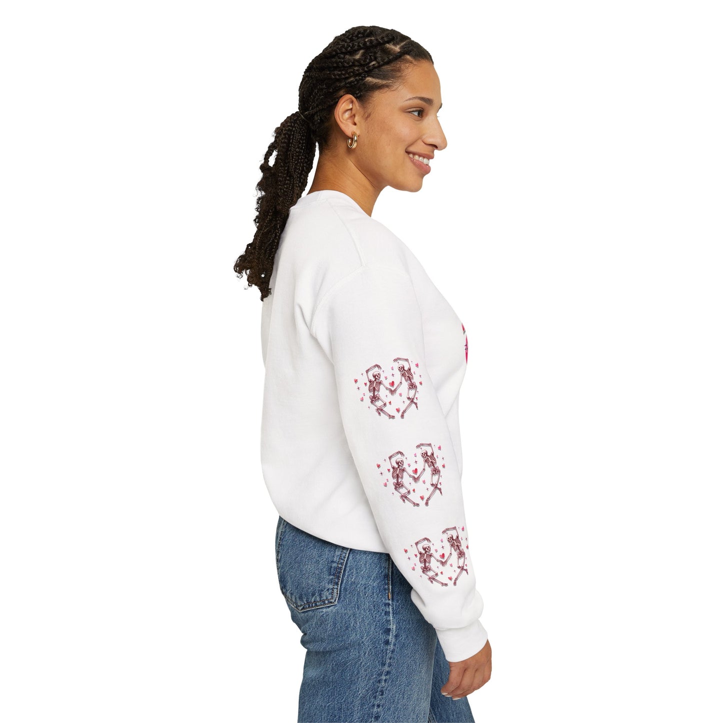 Dancing Skeleton Lovers - Crewneck Sweatshirt
