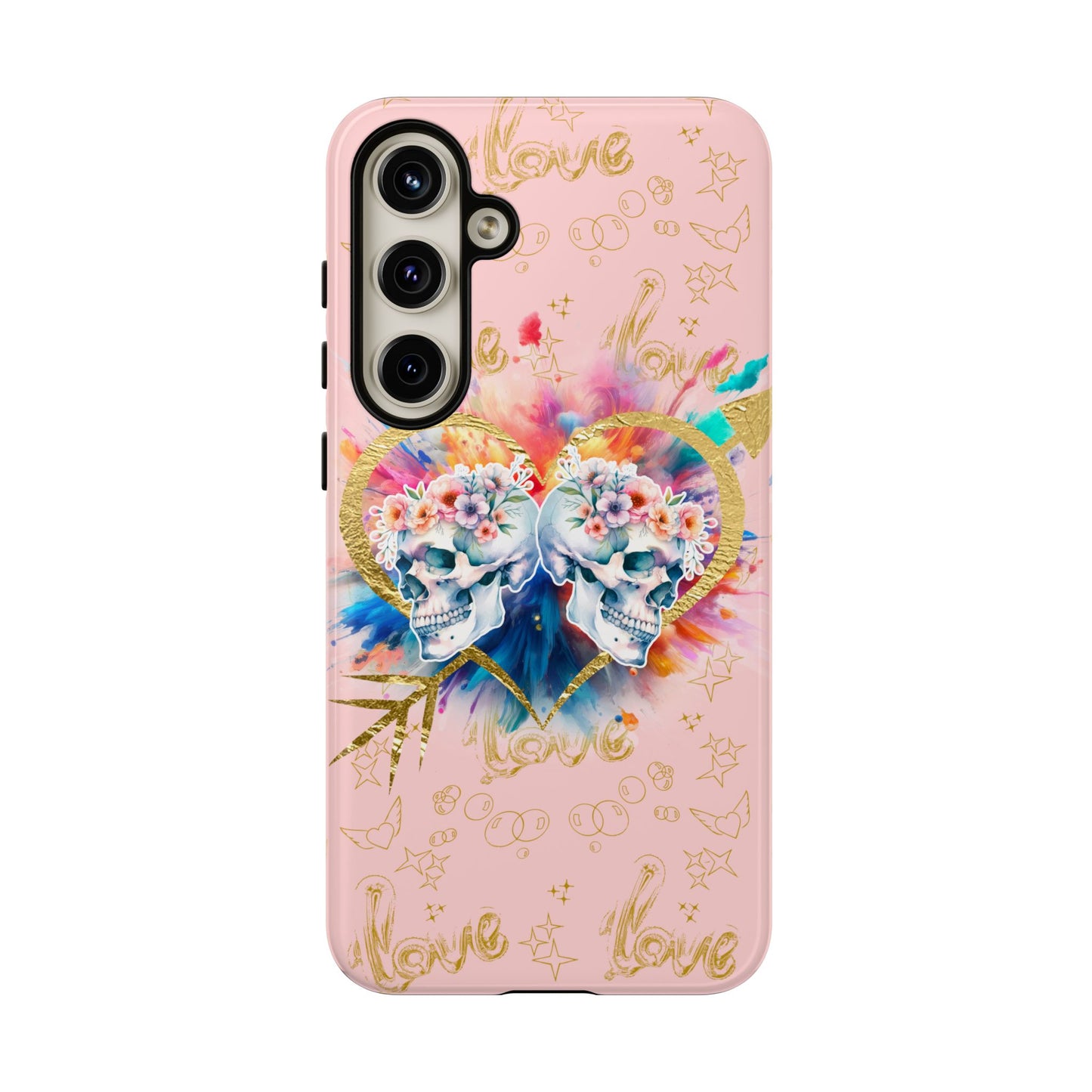 Love is Golden Watercolor (pink) - Tough Cases