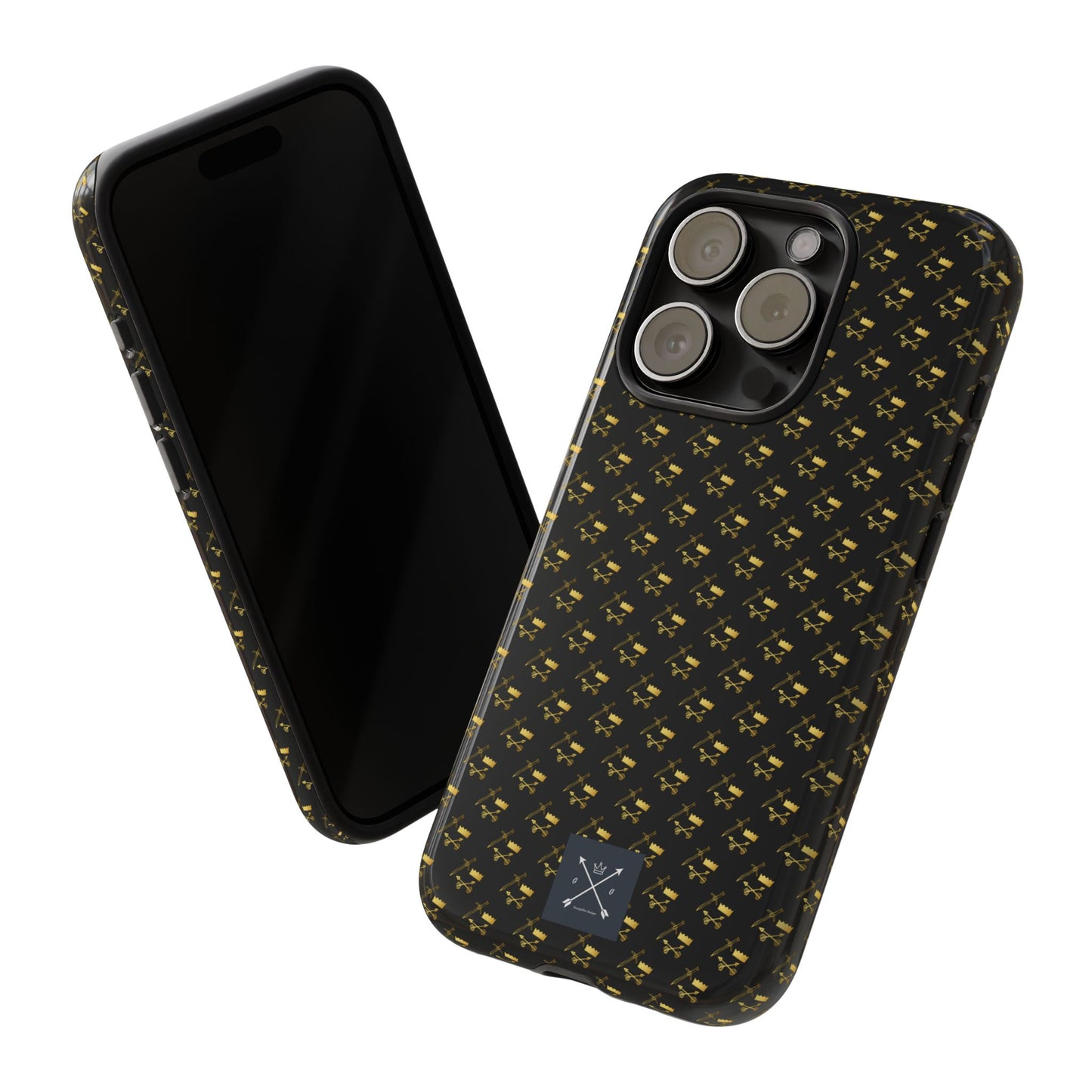 Gold and Bold Warrior Pattern - Tough Phone Cases
