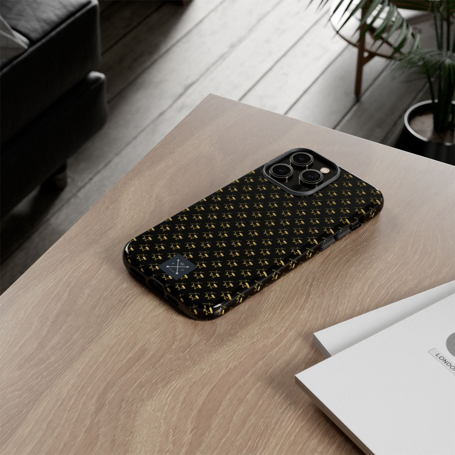 Gold and Bold Warrior Pattern - Tough Phone Cases