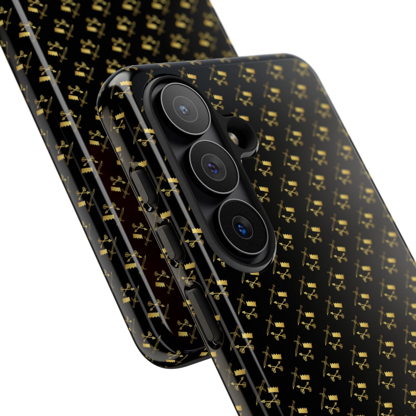 Gold and Bold Warrior Pattern - Tough Phone Cases