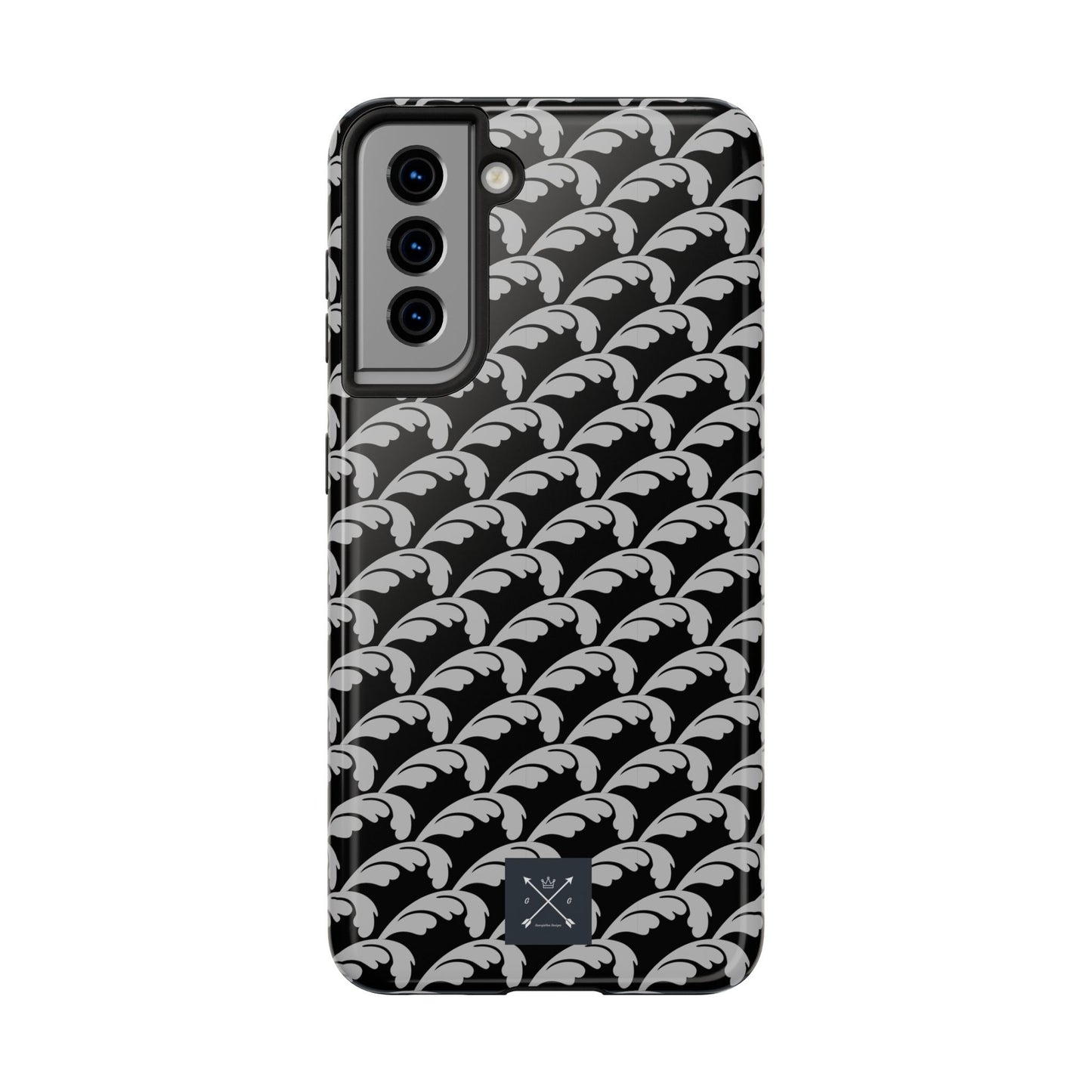 Beautiful Beloved One Flourish (silver/black) - Tough Phone Cases