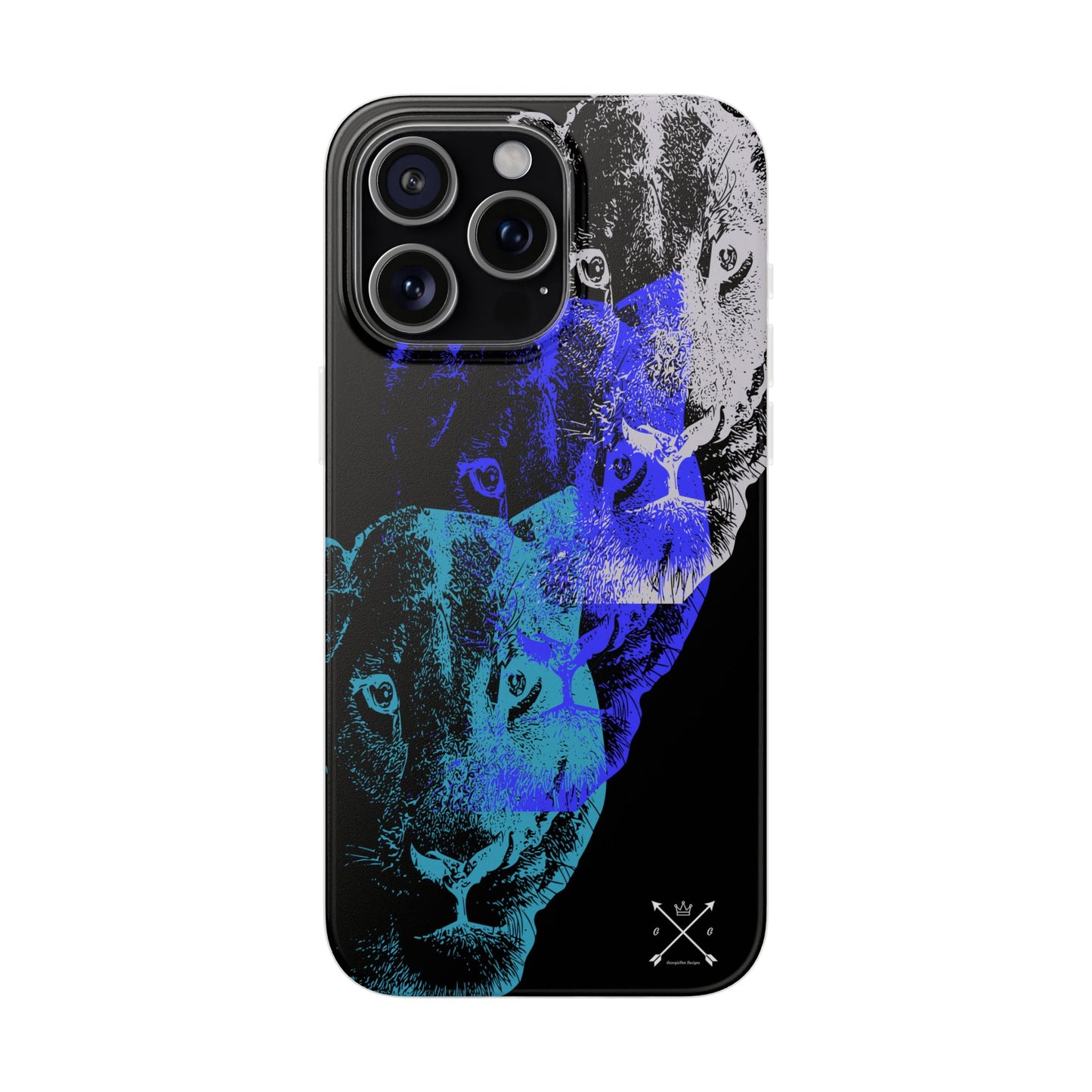 Lioness Arising (black/blue/silver) - Flexi Cases