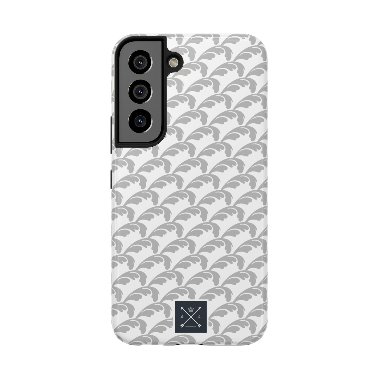 Beautiful Beloved Flourish (white/silver) - Tough Phone Cases