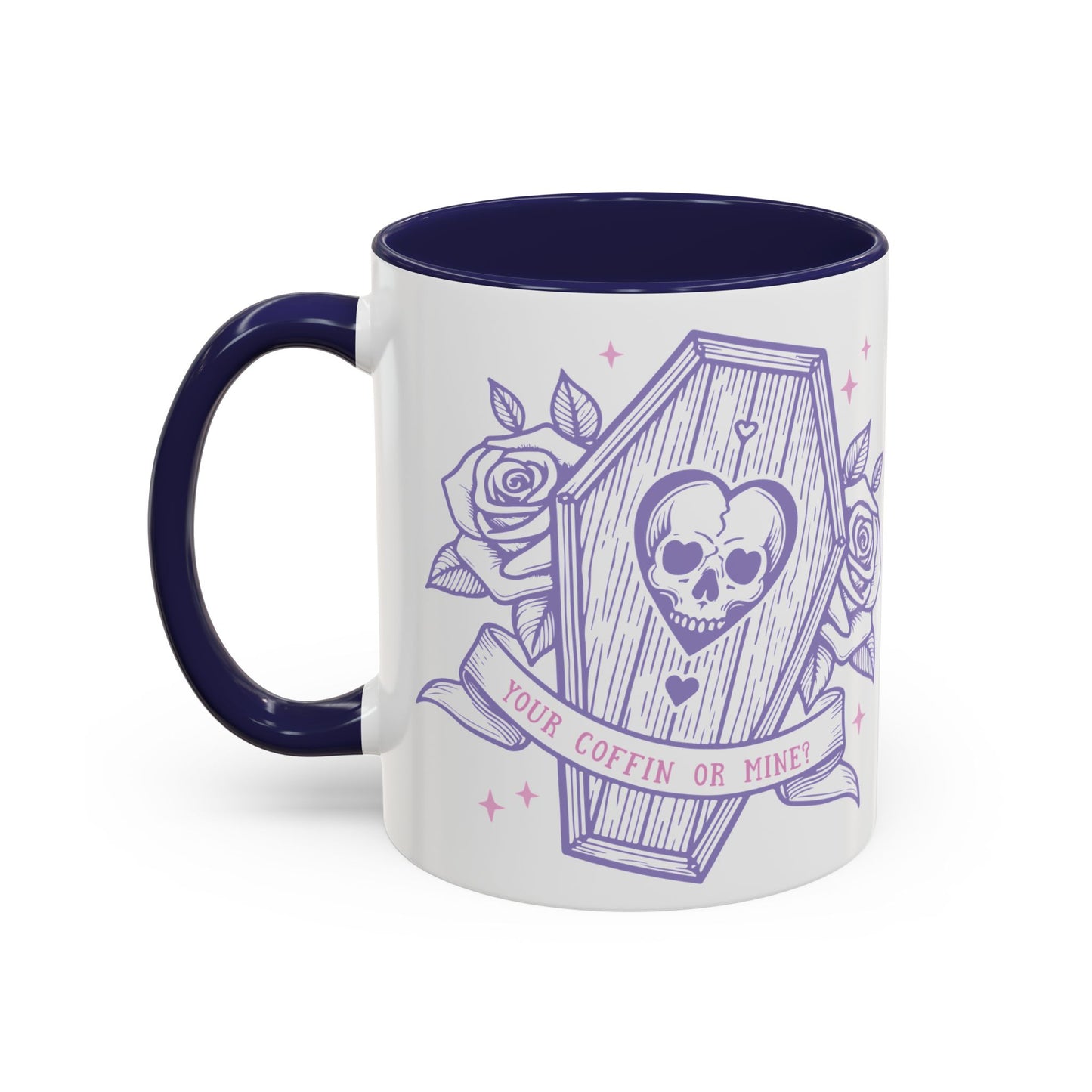 Your Coffin or Mine? - Accent Coffee Mug (11, 15oz)
