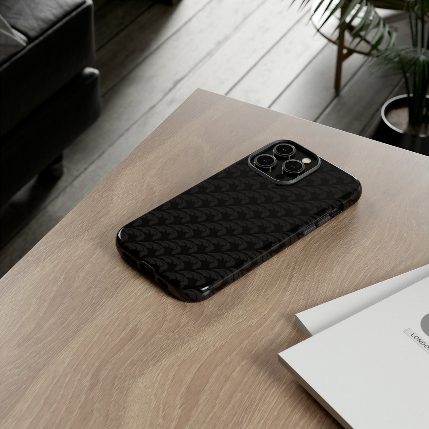 Beautiful Beloved One Flourish (black/black) - Tough Phone Cases