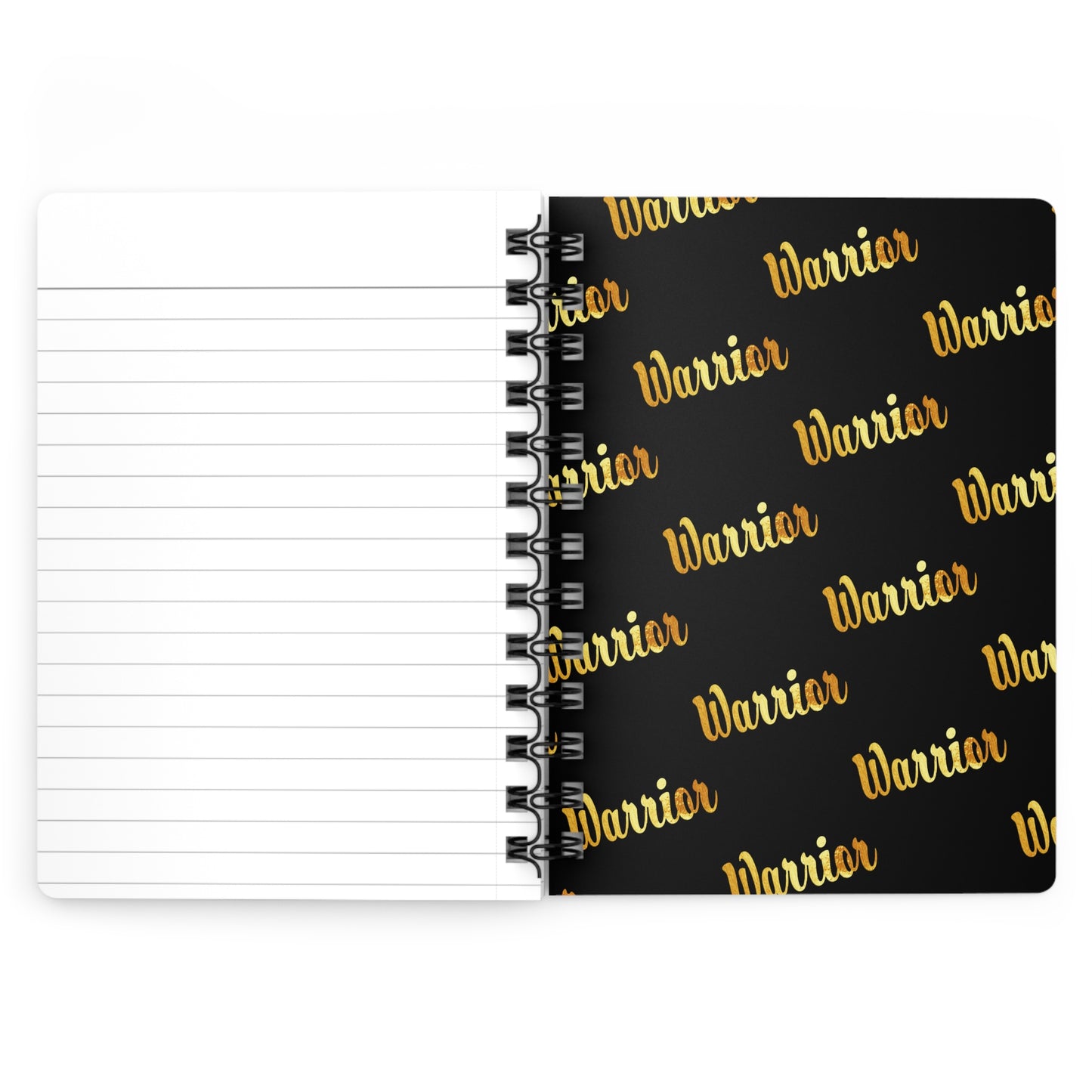Gold and Bold Warrior - Spiral Notebook - Ruled Line