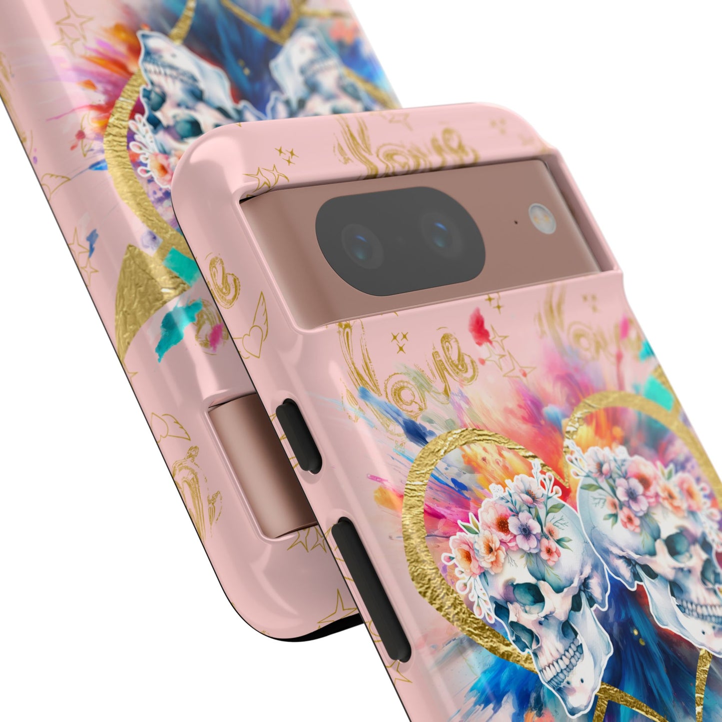 Love is Golden Watercolor (pink) - Tough Cases
