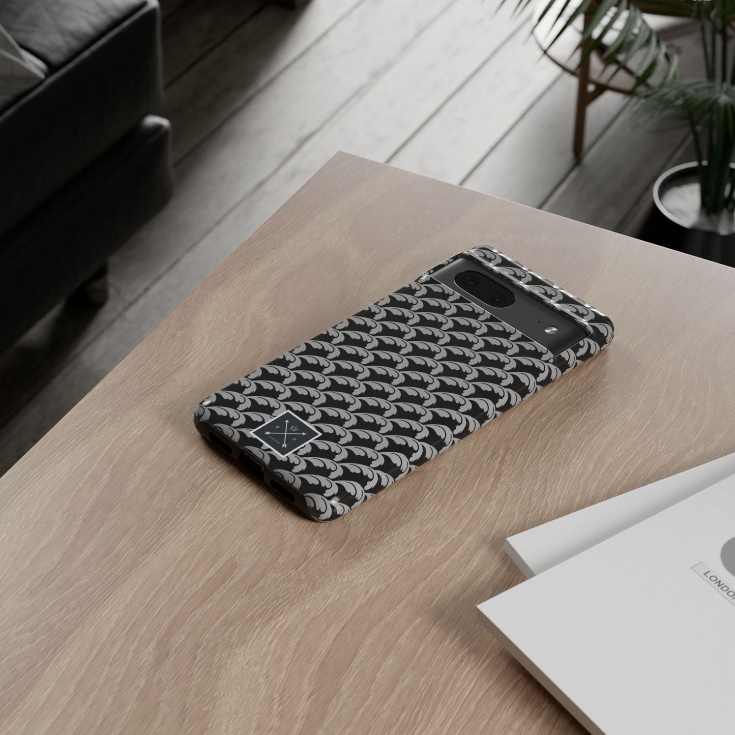 Beautiful Beloved One Flourish (black/silver) - Tough Phone Cases