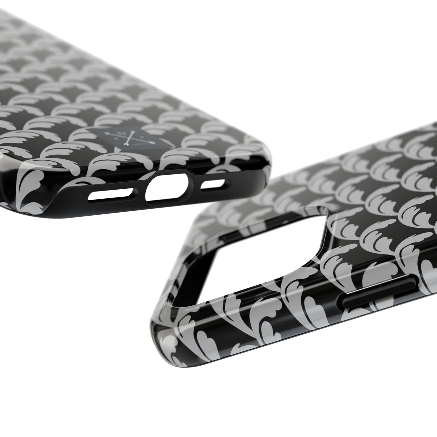 Beautiful Beloved One Flourish (silver/black) - Tough Phone Cases