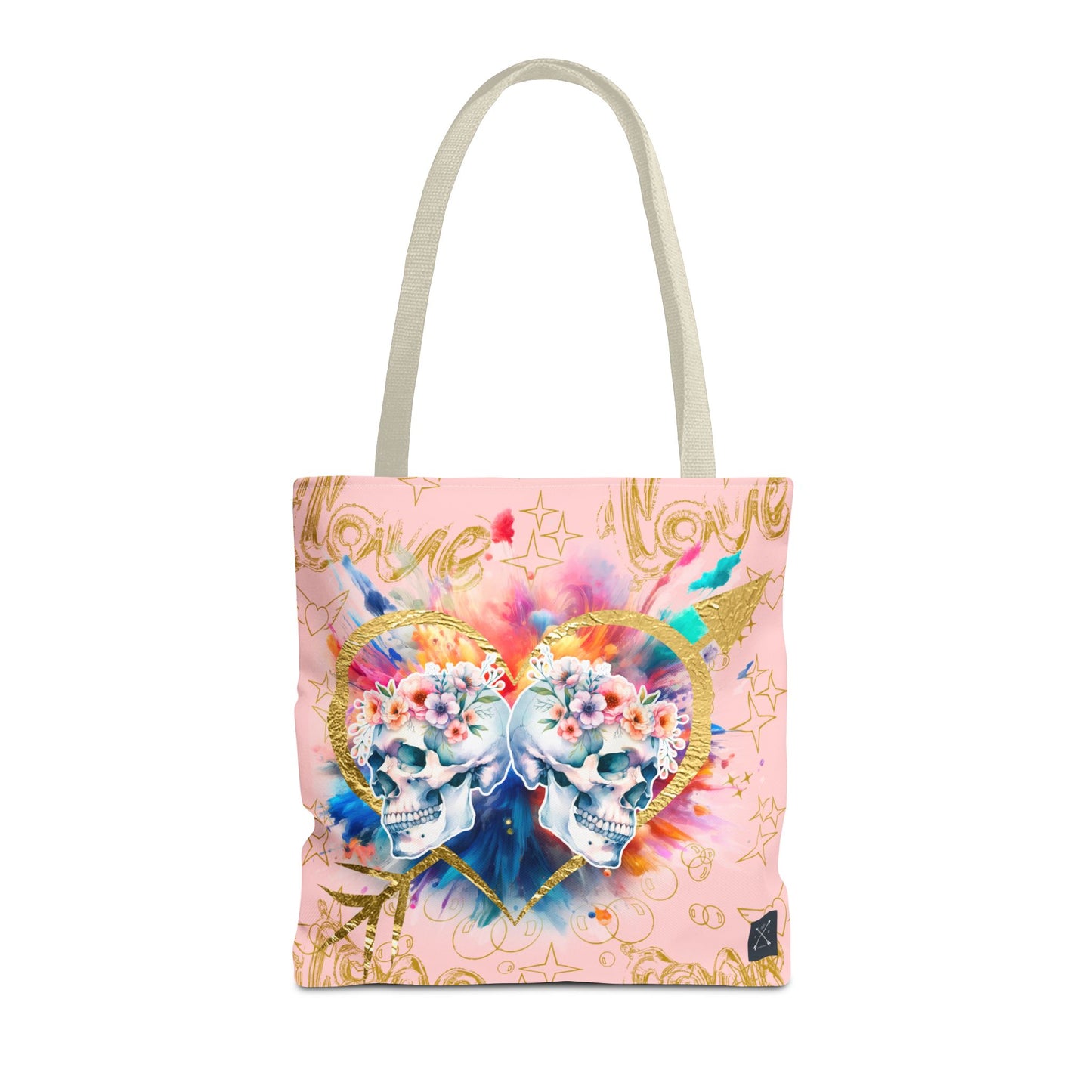 Love is Golden Watercolor (pink) - Tote Bag (AOP)