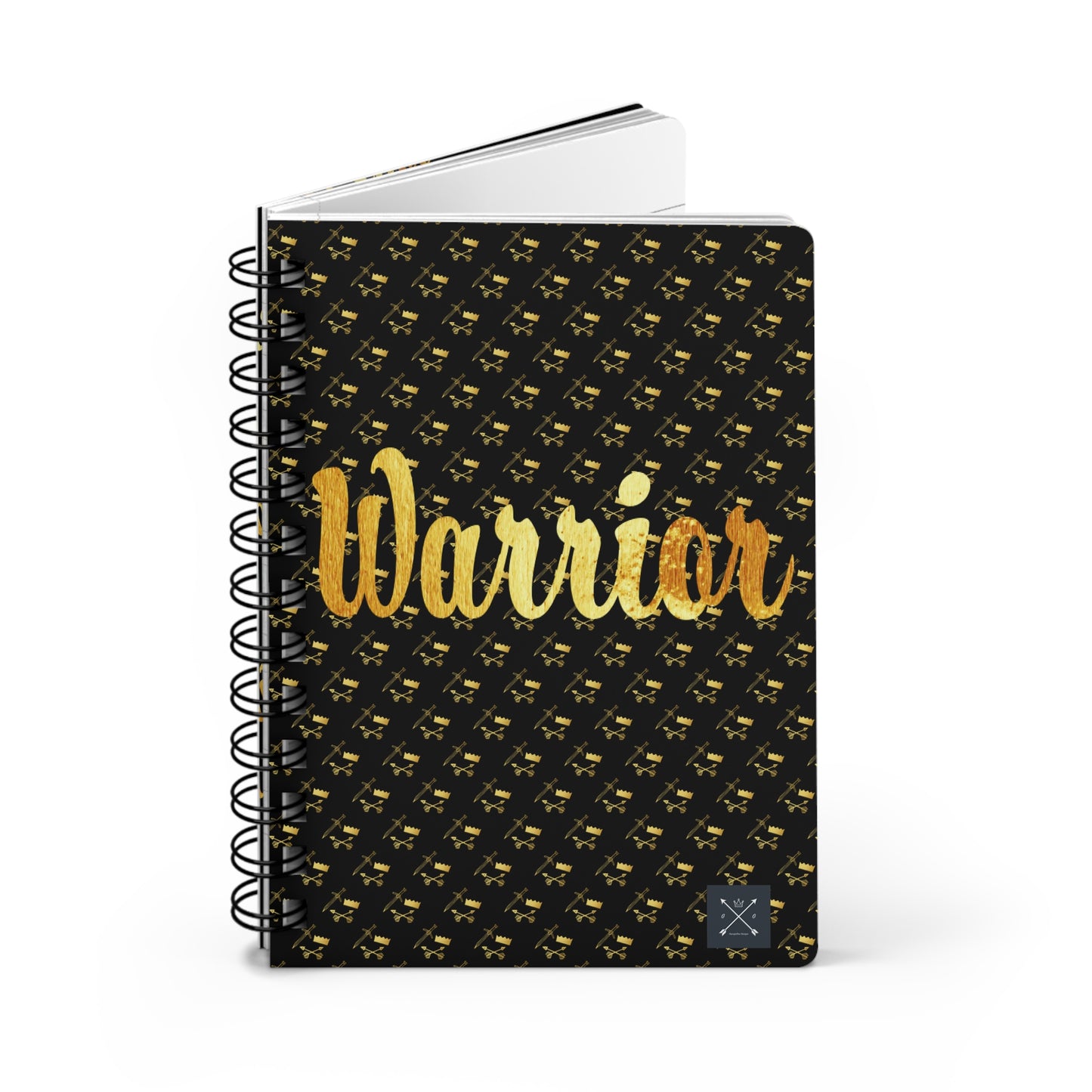 Gold and Bold Warrior - Spiral Notebook - Ruled Line