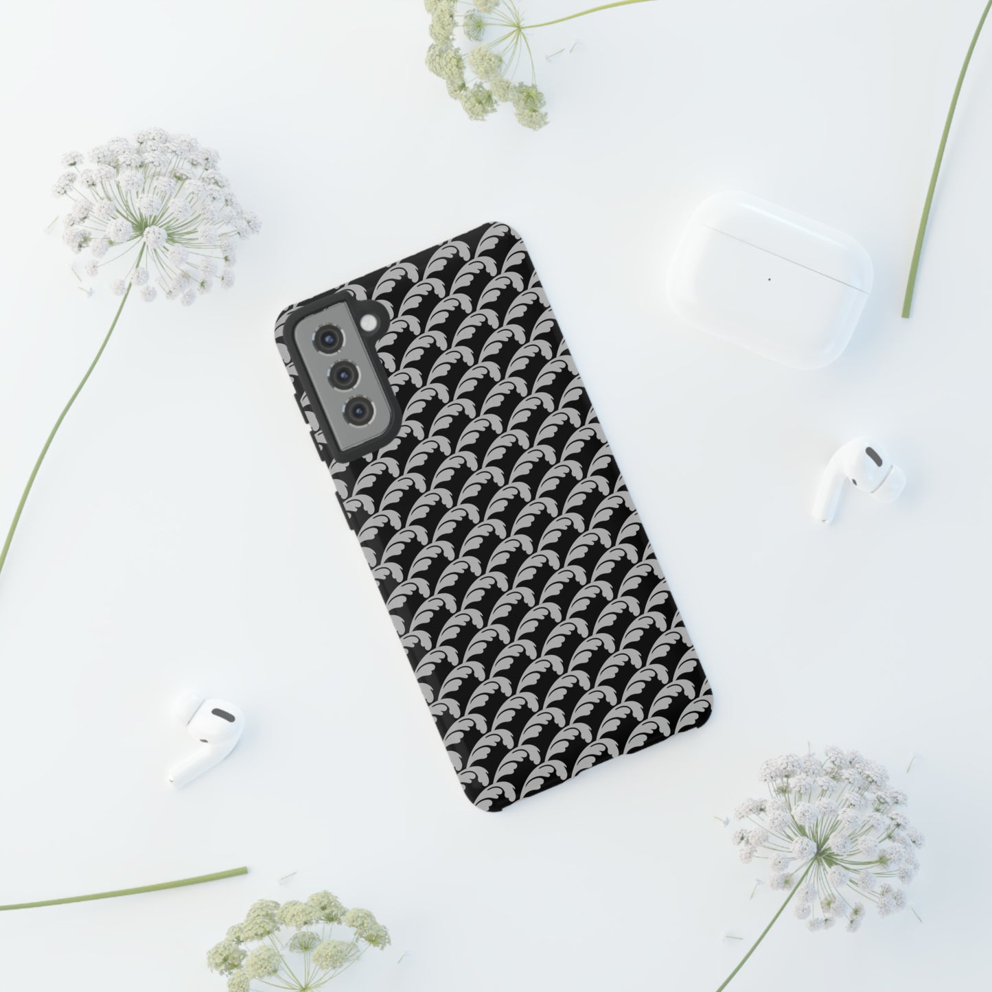Beautiful Beloved One Flourish (black/silver) - Tough Phone Cases