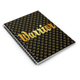 Gold and Bold Warrior - Spiral Notebook - Ruled Line