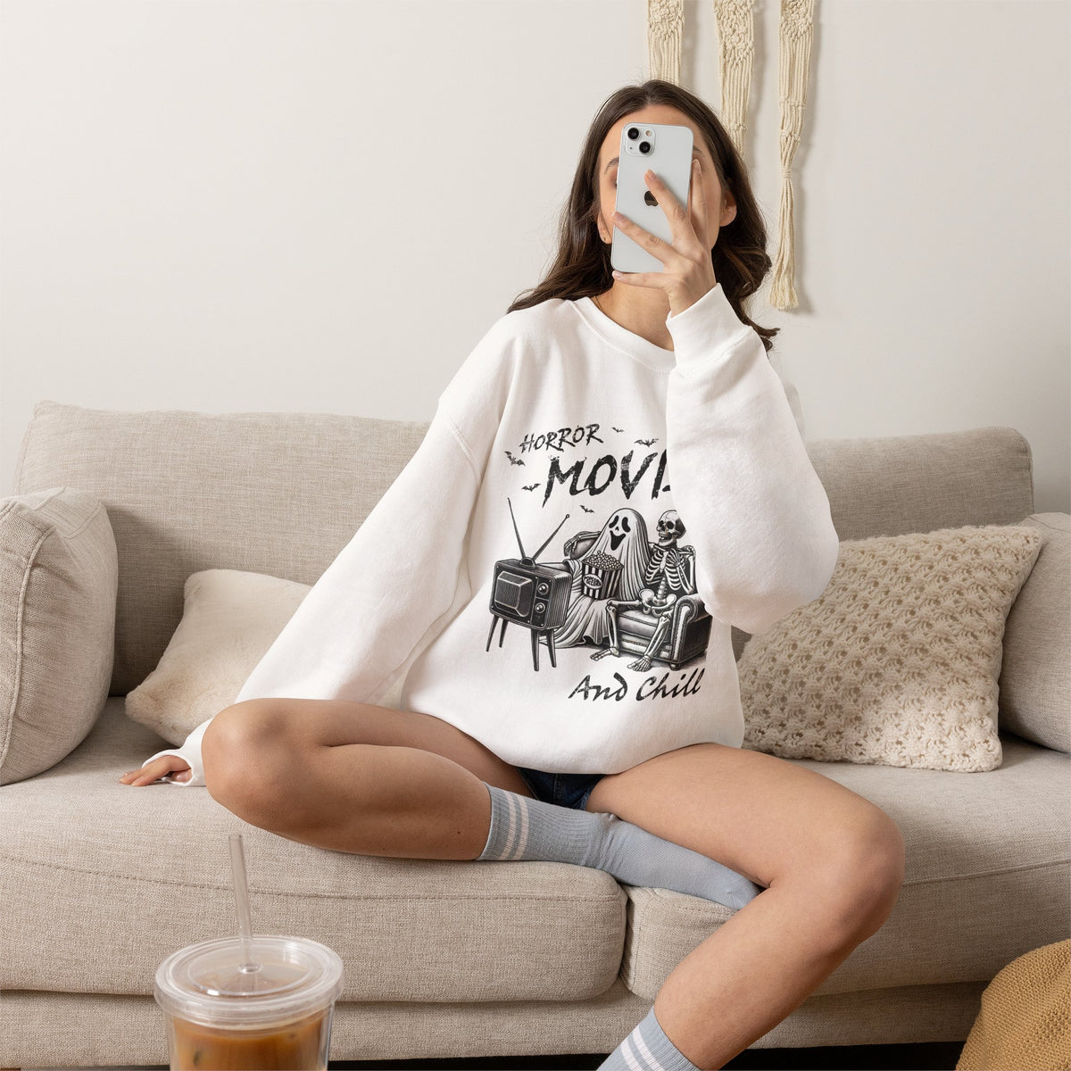 Horror Movies and Chill - Sweatshirt