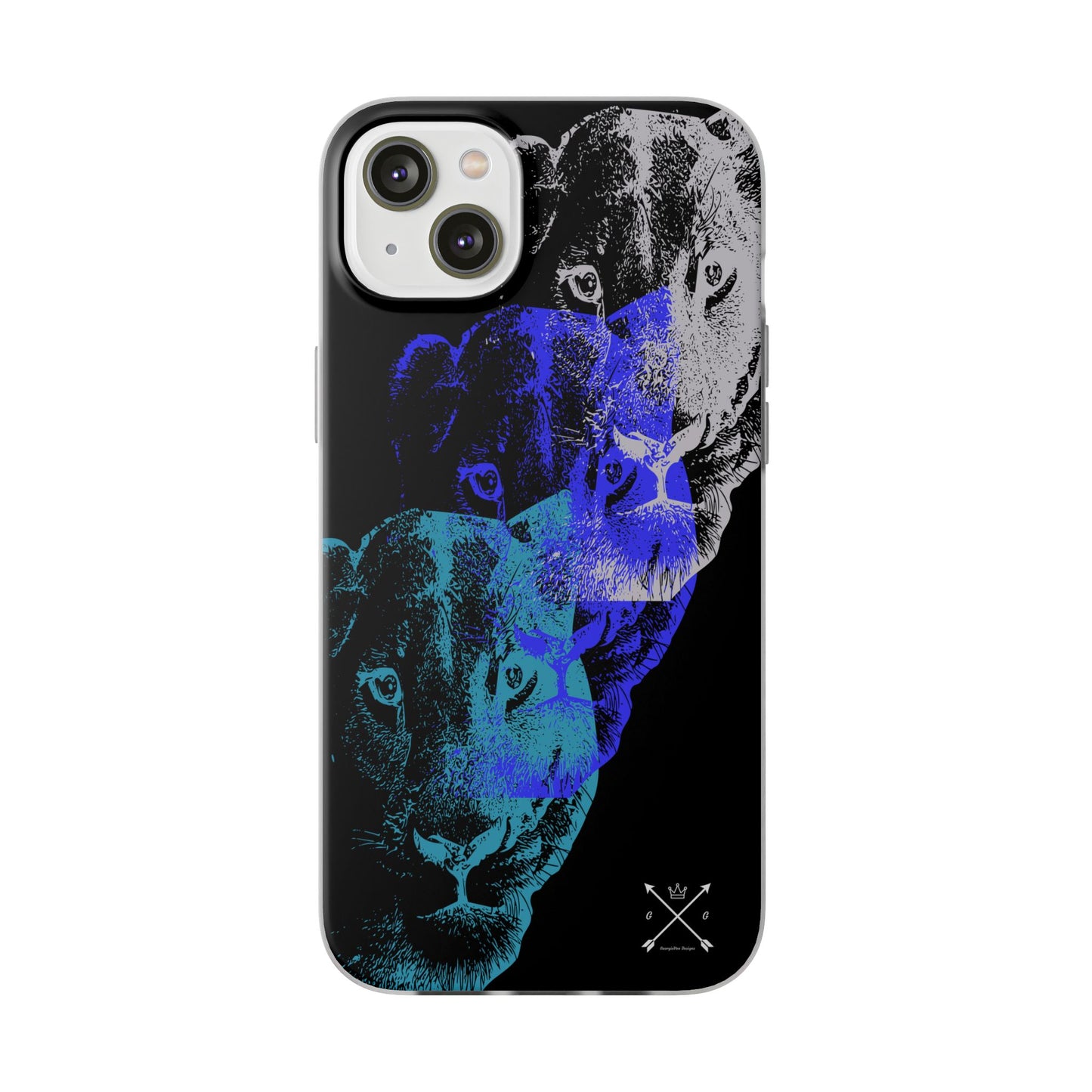 Lioness Arising (black/blue/silver) - Flexi Cases
