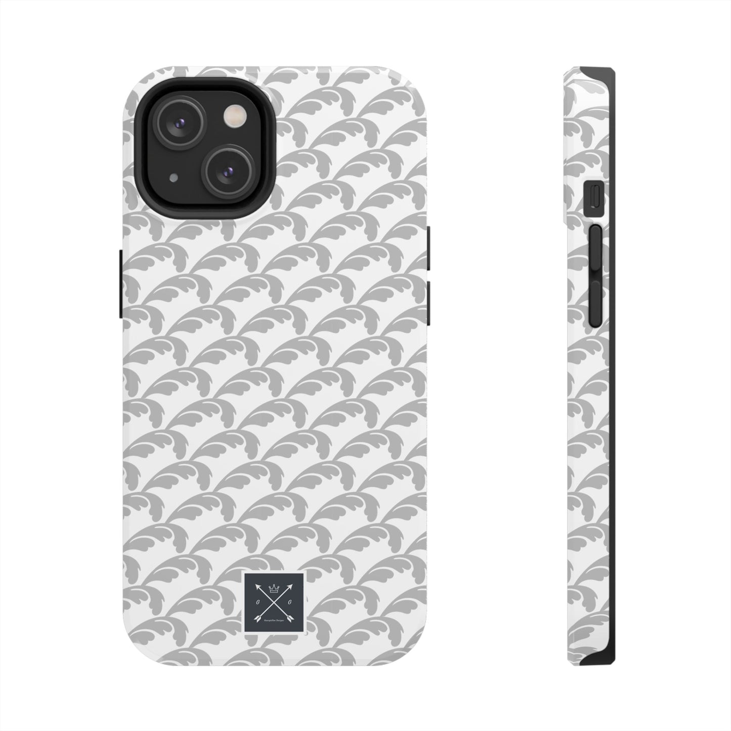 Beautiful Beloved Flourish (white/silver) - Tough Phone Cases