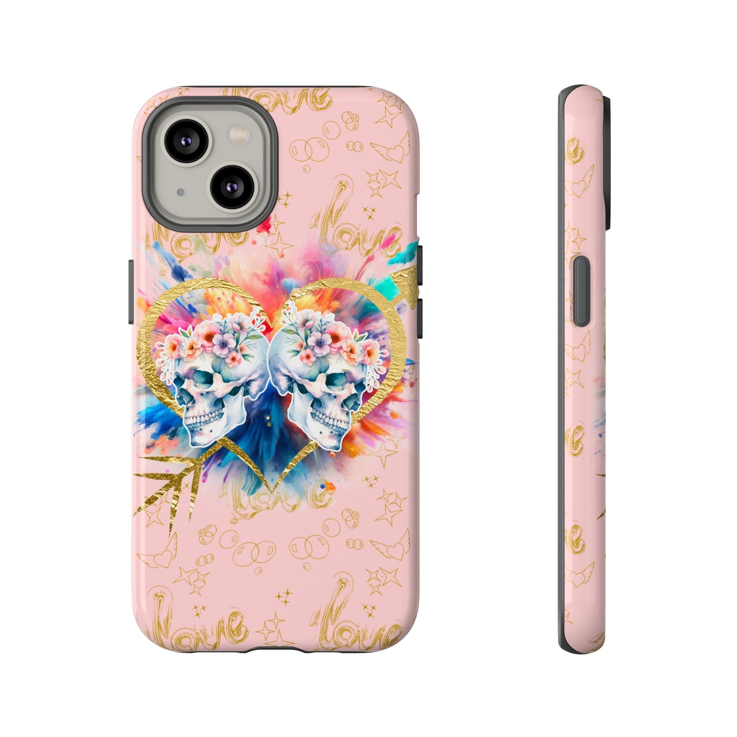 Love is Golden Watercolor (pink) - Tough Cases