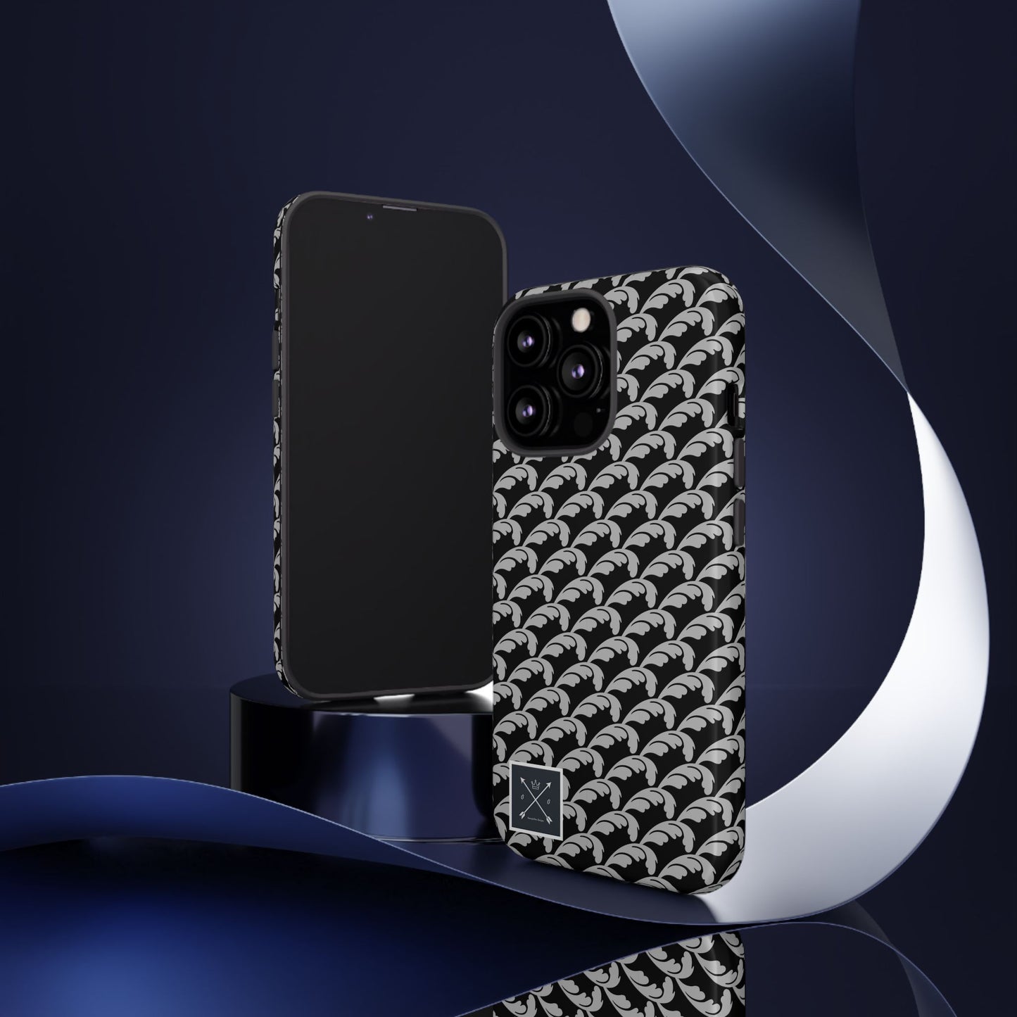 Beautiful Beloved One Flourish (black/silver) - Tough Phone Cases
