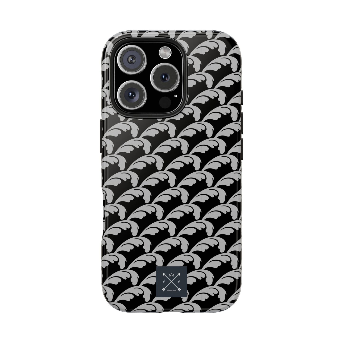 Beautiful Beloved One Flourish (silver/black) - Tough Phone Cases