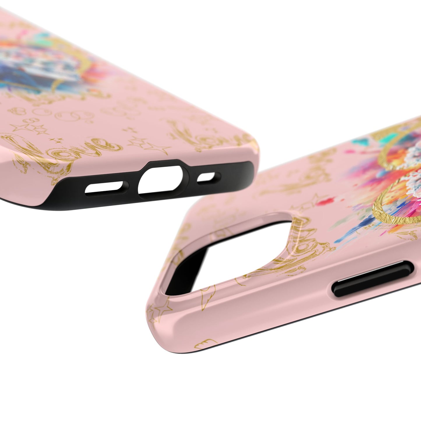 Love is Golden Watercolor (pink) - Tough Phone Cases