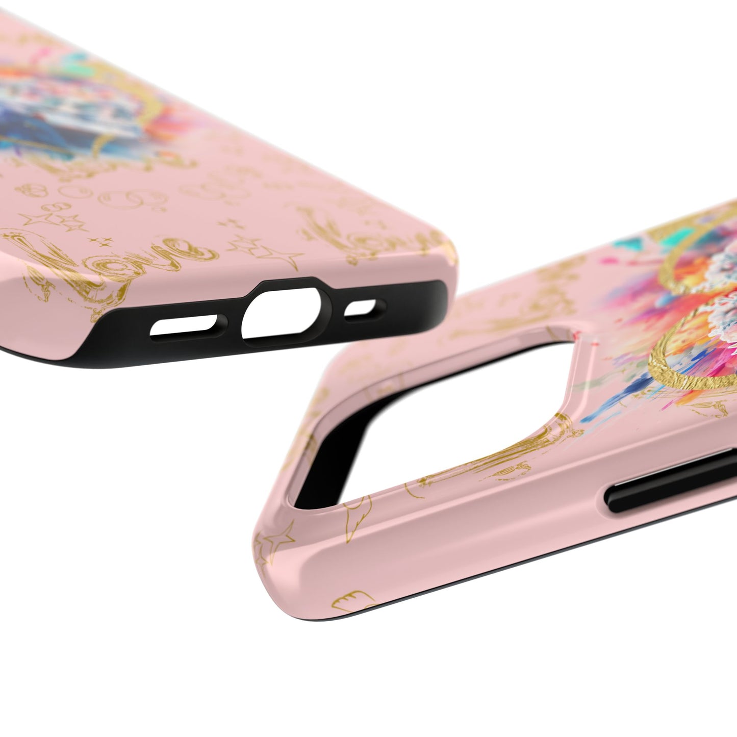 Love is Golden Watercolor (pink) - Tough Phone Cases