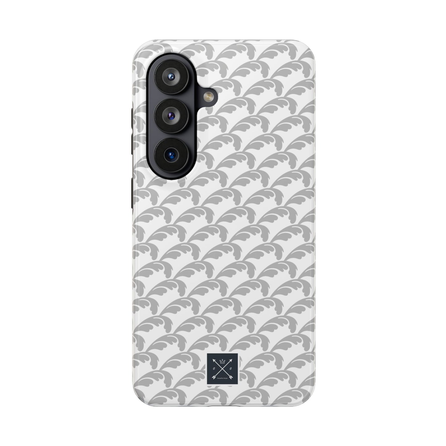 Beautiful Beloved Flourish (white/silver) - Tough Phone Cases