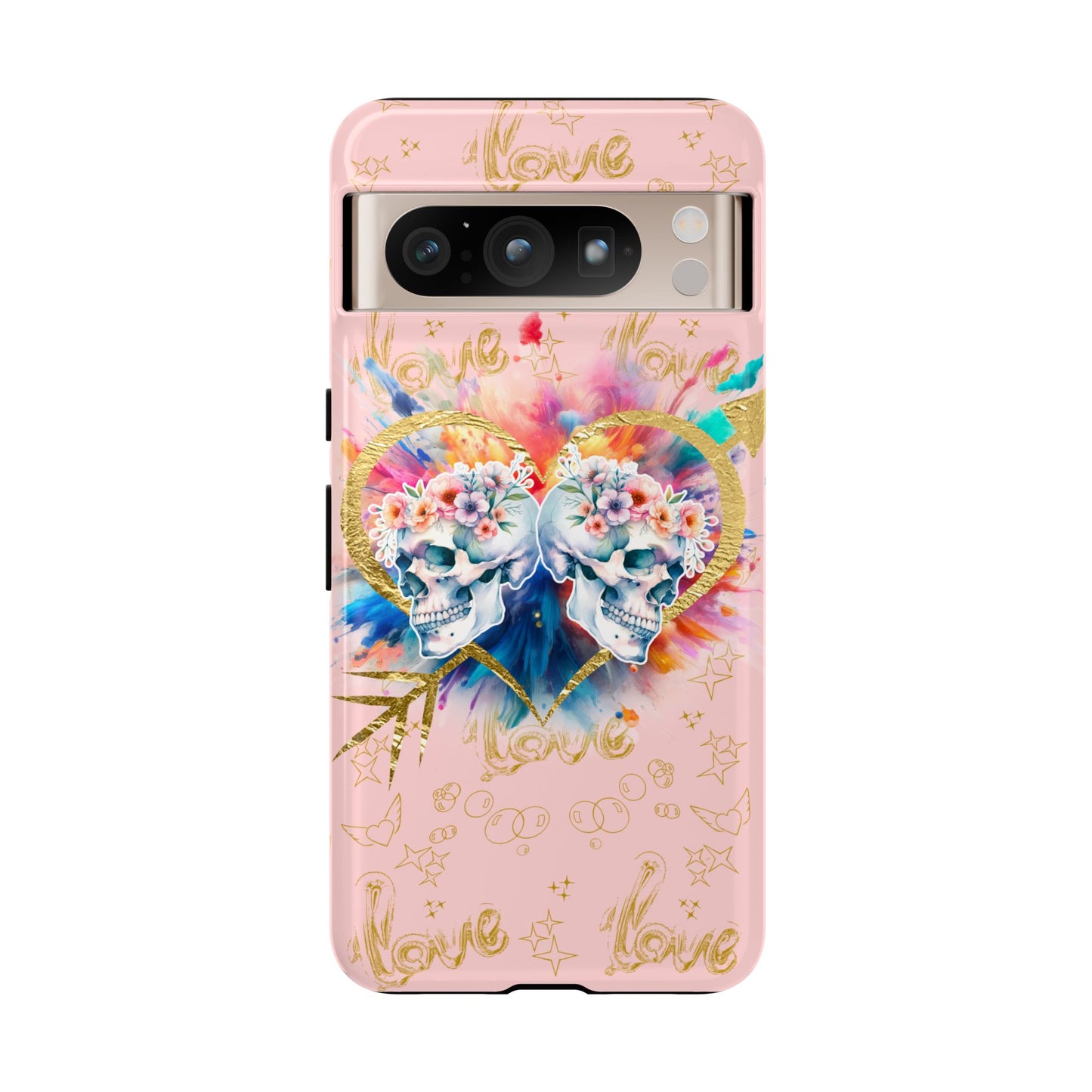 Love is Golden Watercolor (pink) - Tough Cases