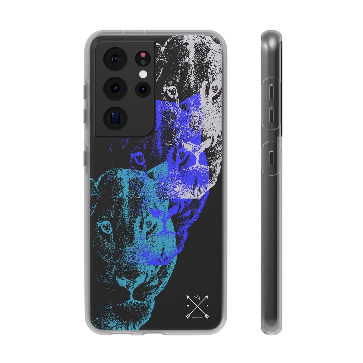 Lioness Arising (black/blue/silver) - Flexi Cases