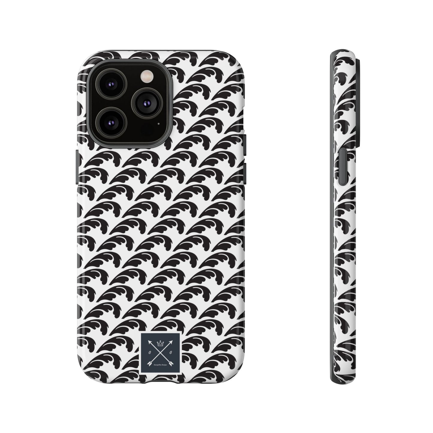 Beautiful Beloved One Flourish (black/white) - Tough Phone Cases