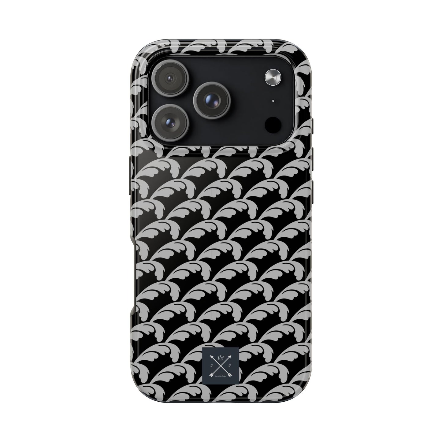 Beautiful Beloved One Flourish (silver/black) - Tough Phone Cases