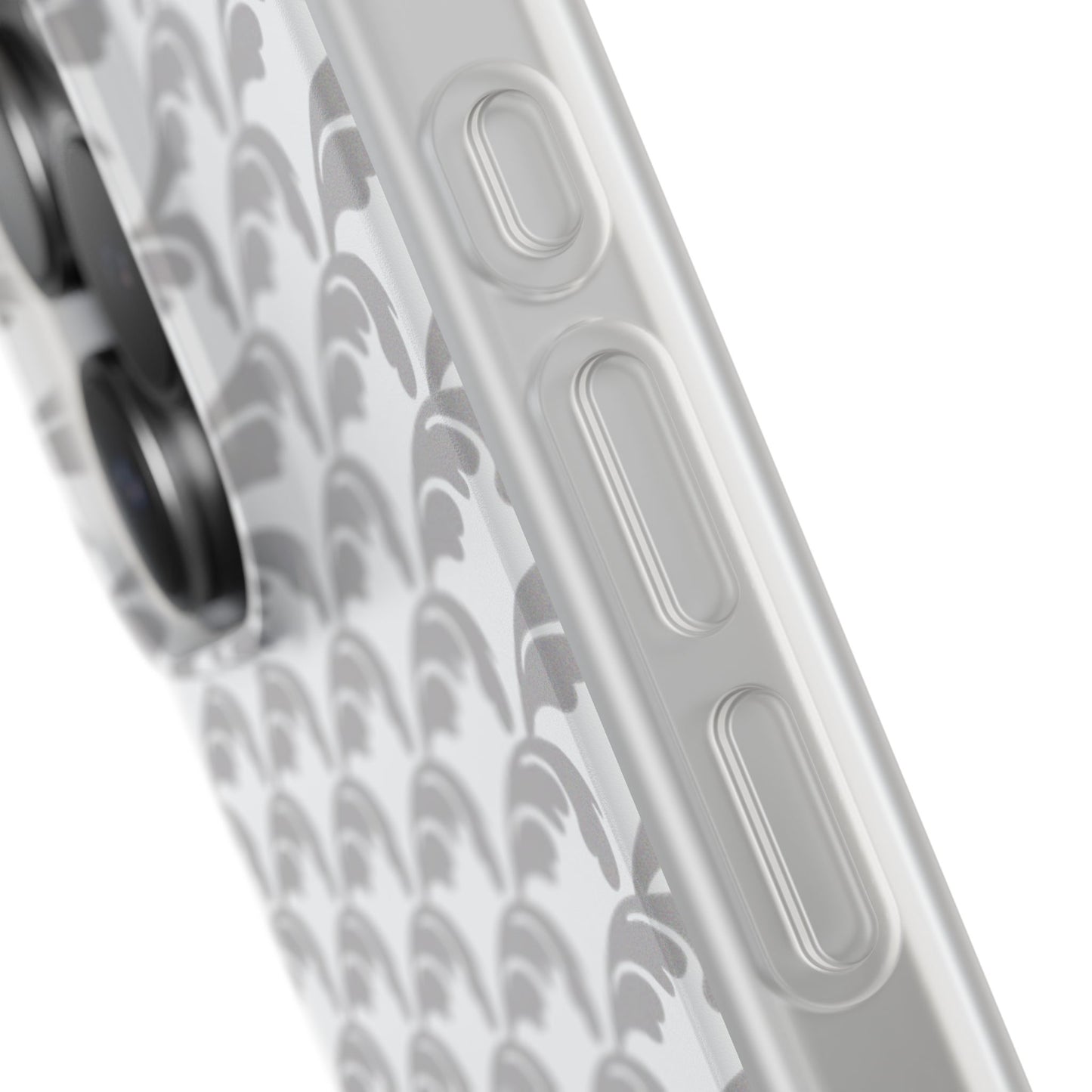 Beautiful Beloved Flourish (silver/white) - Flexi Phone Cases