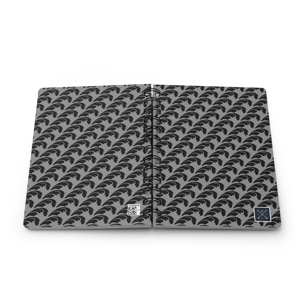 Beautiful Beloved One - Spiral Notebook - Ruled Line - blk/silver