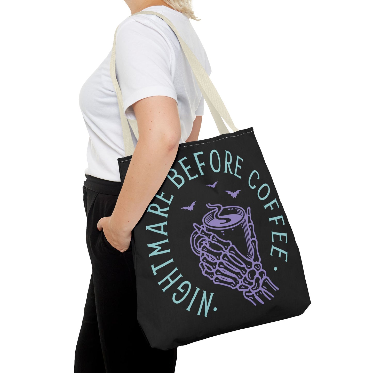 Nightmare Before Coffee - Tote Bag (AOP)