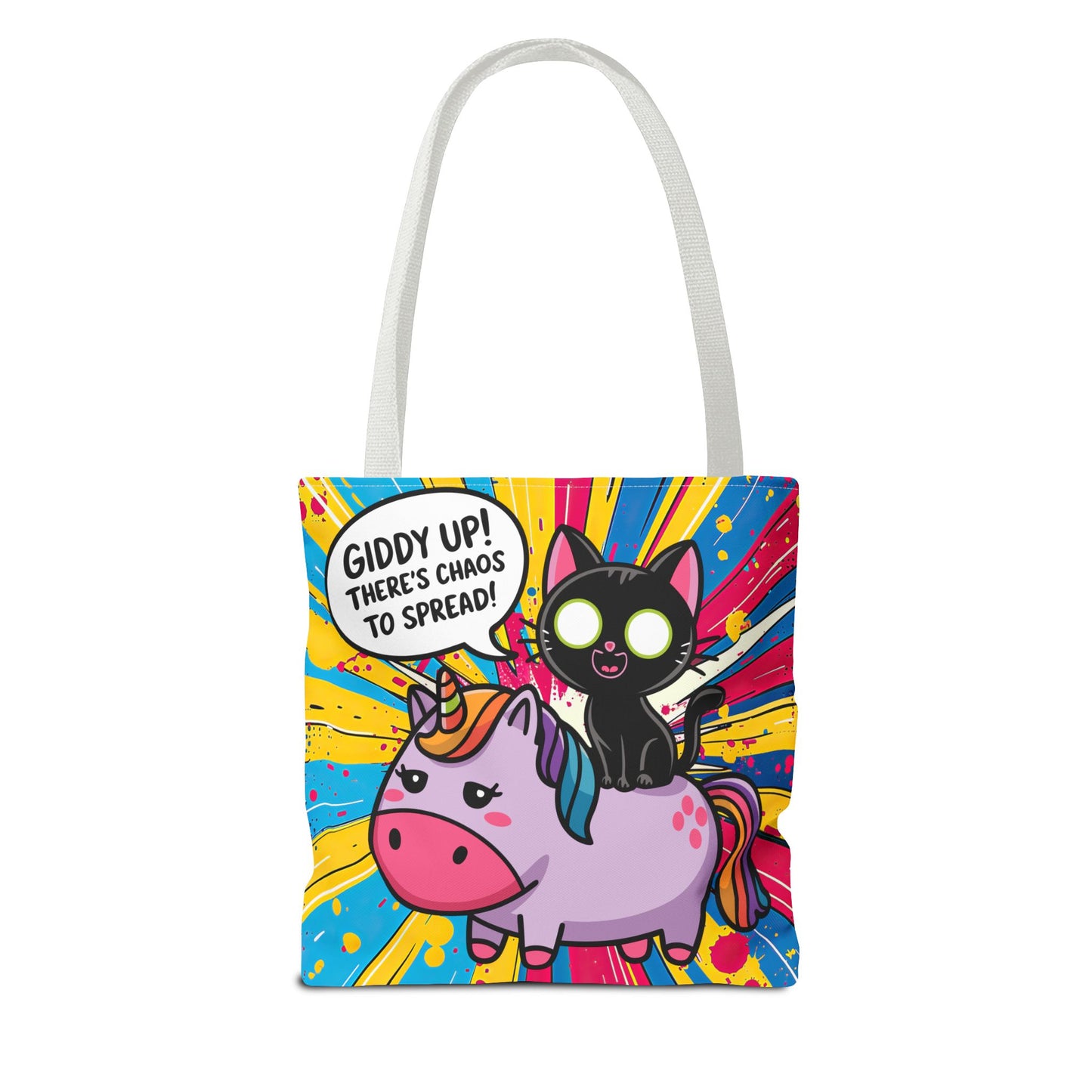 Giddy Up There's Chaos To Spread- Tote Bag