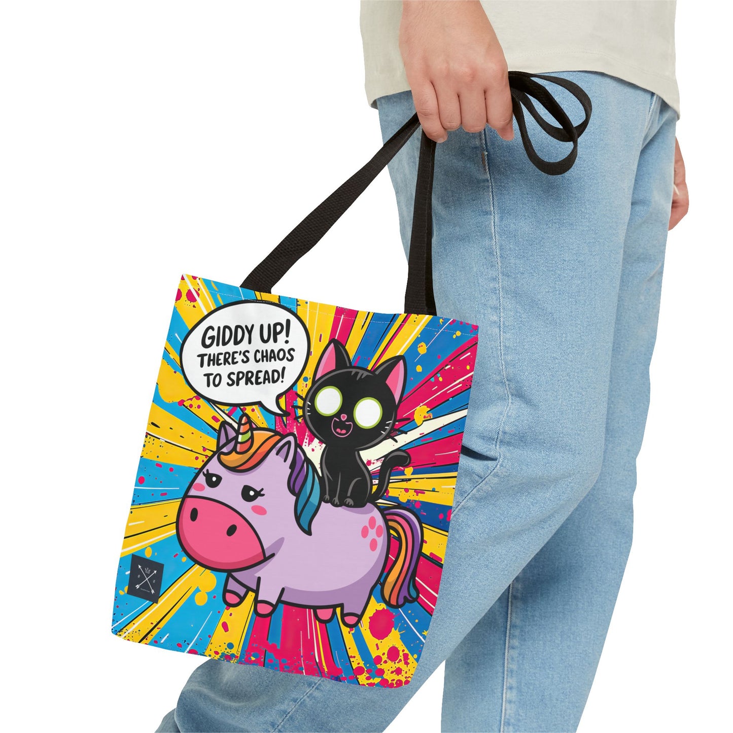 Giddy Up There's Chaos To Spread- Tote Bag