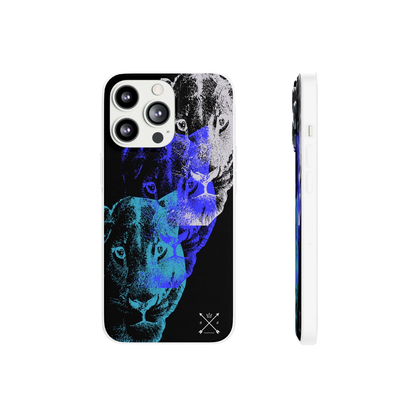 Lioness Arising (black/blue/silver) - Flexi Cases