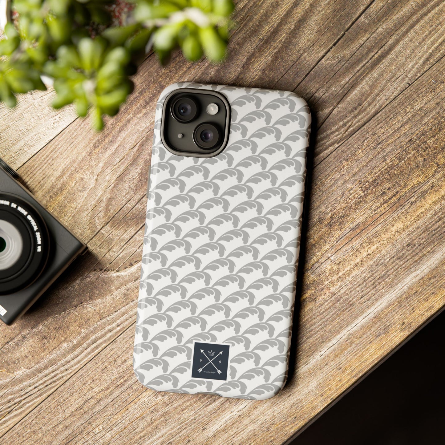 Beautiful Beloved Flourish (silver/white) - Tough Phone Cases