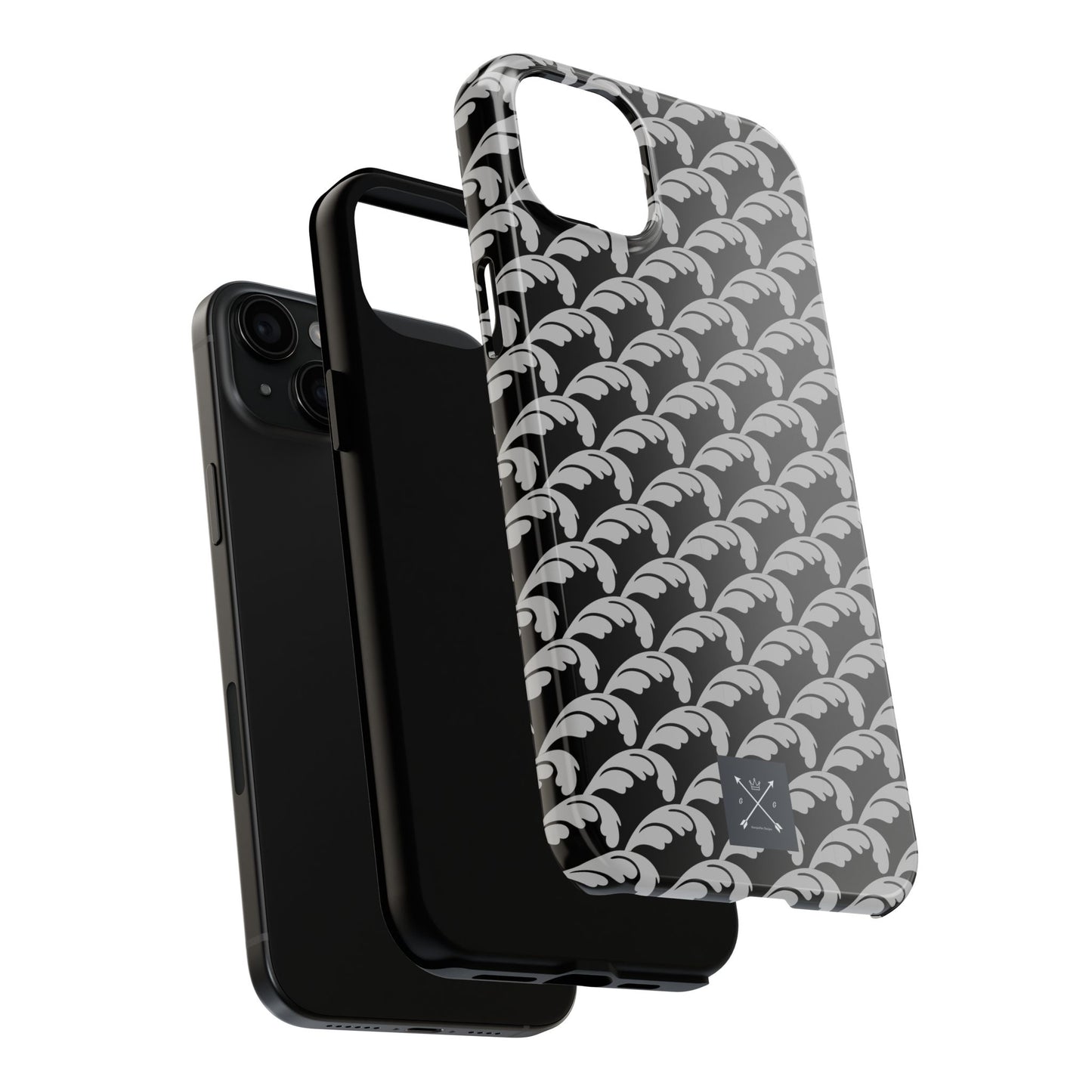 Beautiful Beloved One Flourish (silver/black) - Tough Phone Cases