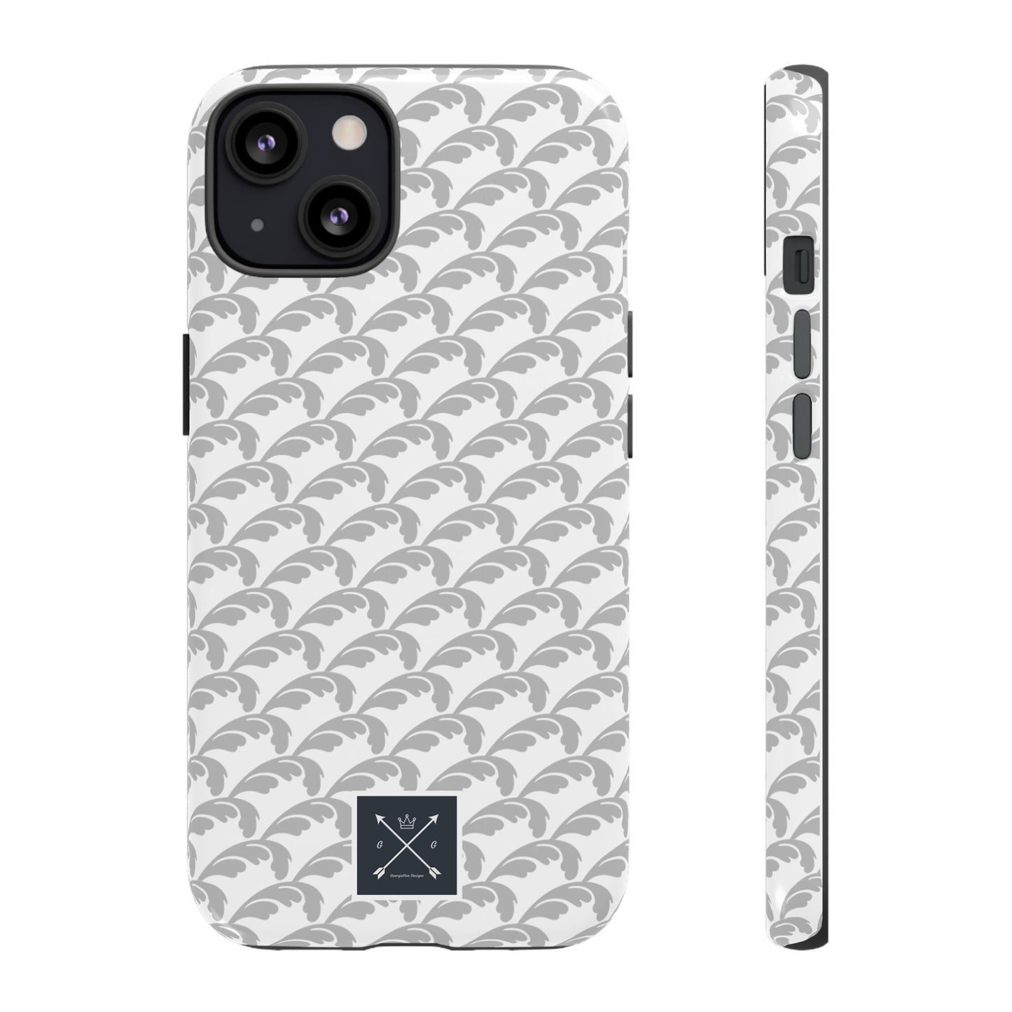 Beautiful Beloved Flourish (silver/white) - Tough Phone Cases