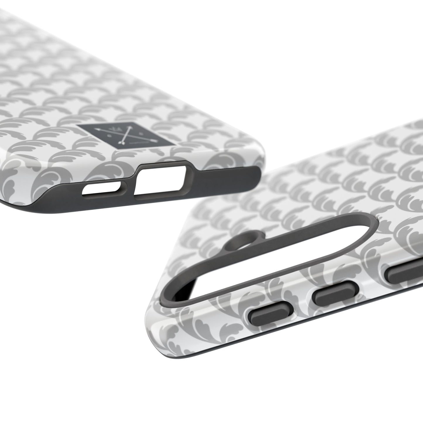 Beautiful Beloved Flourish (silver/white) - Tough Phone Cases