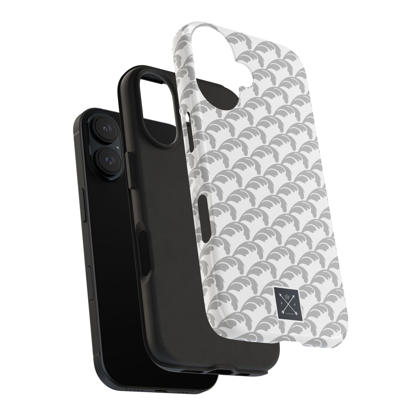 Beautiful Beloved Flourish (white/silver) - Tough Phone Cases