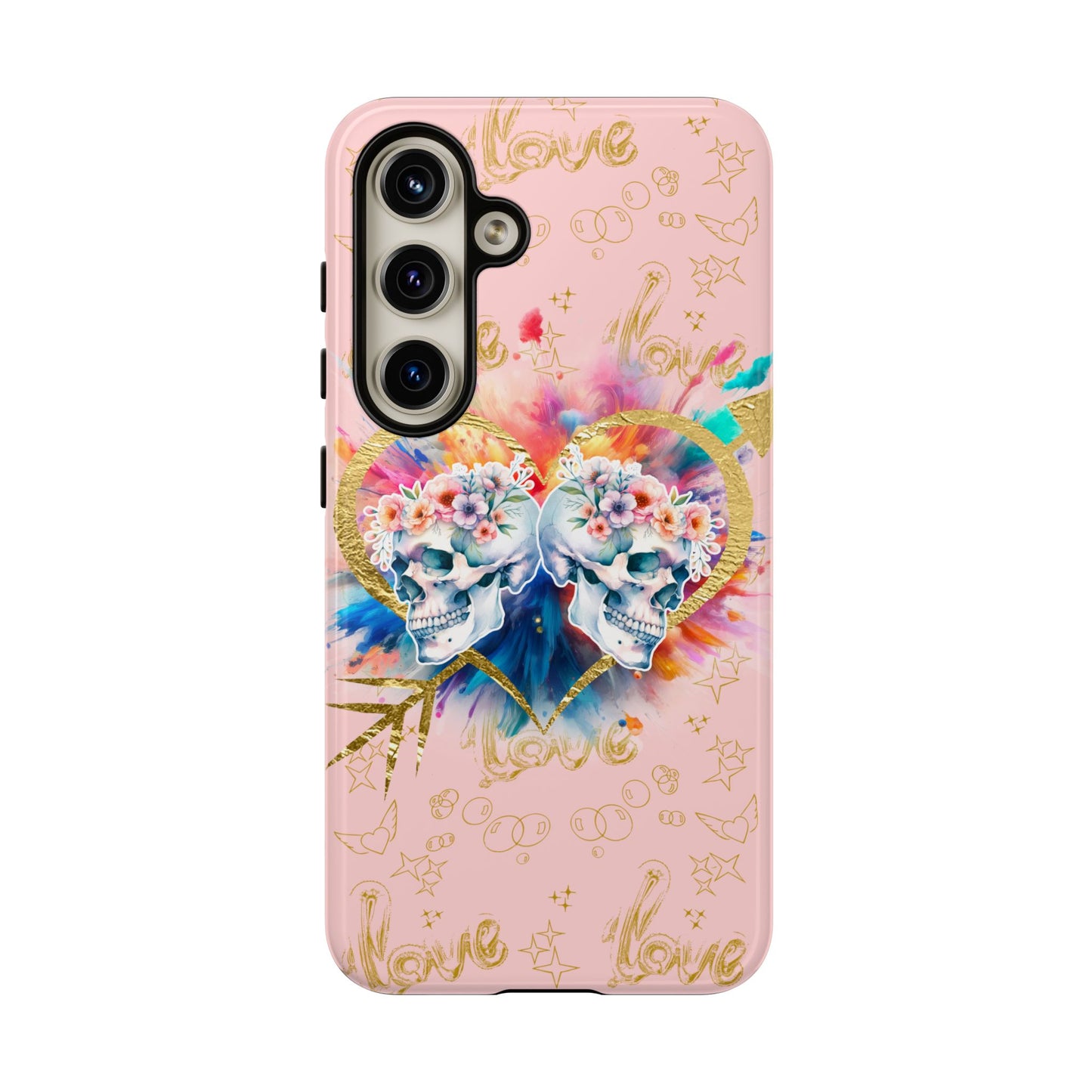 Love is Golden Watercolor (pink) - Tough Cases